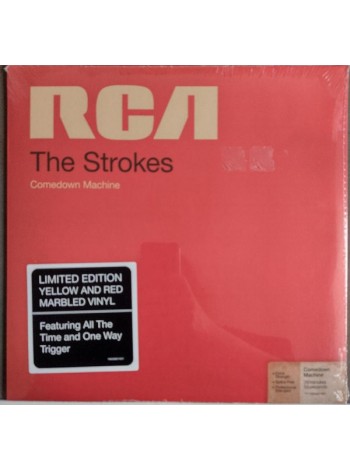 35016898	 	 The Strokes – Comedown Machine	" 	Alternative Rock"	Yellow Opaque Red Marble, Limited	2013	" 	RCA – 19658801651"	S/S	 Europe 	Remastered	04.08.2023