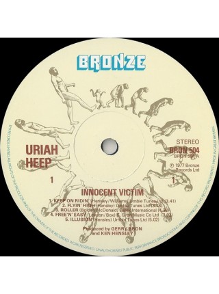 160883	Uriah Heep – Innocent Victim	"	Hard Rock"	1977	"	Bronze – BRON 504"	EX/EX+	England	Remastered	1977