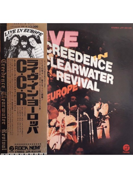 1403400	Creedence Clearwater Revival – Live In Europe  2lp, буклет, плакат - копия, Obi 	Pop Rock, Classic Rock	1973	Fantasy – LFP-93115B	NM/NM	Japan