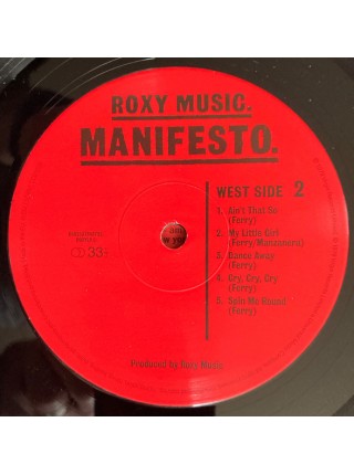 1800161	Roxy Music ‎– Manifesto	"	Pop Rock"	1979	 Virgin – ROXYLP 6, Universal Music Catalogue – 0602537848799	S/S	Europe	Remastered	2017