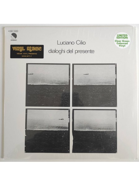 35008020	 Luciano Cilio – Dialoghi Del Presente, Clear Green 	" 	Folk Rock, Experimental, Modern Classical"	1977	" 	EMI – VMLP191, btf.it – VMLP191"	S/S	 Europe 	Remastered	04.02.2022