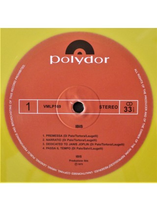 35008724	 Ibis – Ibis	 Prog Rock, Symphonic Rock	Yellow, 180 Gram, Limited	1974	" 	Vinyl Magic – VMLP169"	S/S	 Europe 	Remastered	26.05.2014