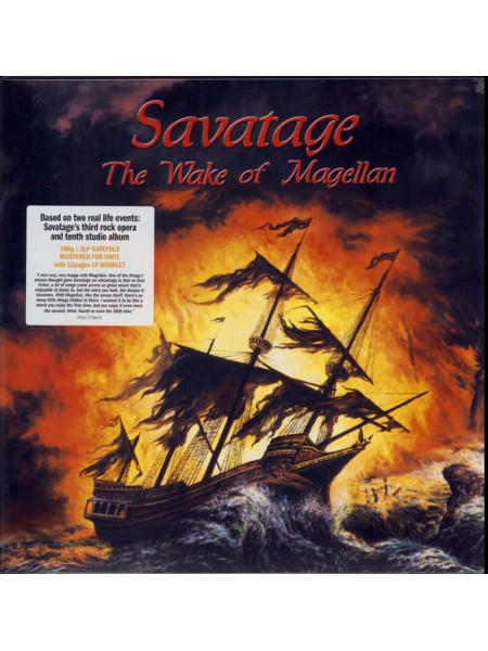 35004290	 Savatage – The Wake Of Magellan  2lp	" 	Power Metal, Progressive Metal"	1997	" 	Ear Music Classics – 0217054EMU"	S/S	 Europe 	Remastered	2022