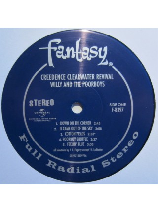 35007018		 Creedence Clearwater Revival – Willy And The Poor Boys	" 	Folk Rock, Country Rock"	Black, 180 Gram	1969	" 	Fantasy – 0025218839716"	S/S	 Europe 	Remastered	09.03.2015