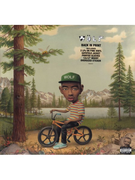 35007044	 Tyler, The Creator – Wolf (coloured) 2lp 	" 	Jazzy Hip-Hop, Hardcore Hip-Hop"	2013	" 	Columbia – 19658820451S1, Sony – 19658820451S1"	S/S	 Europe 	Remastered	20.10.2023