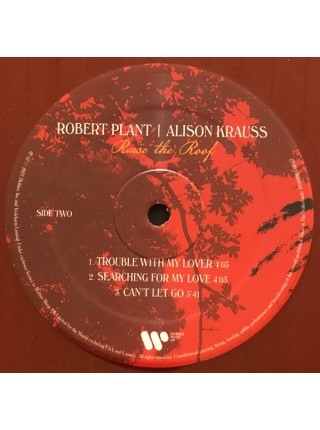1403593		Robert Plant | Alison Krauss – Raise The Roof,  Red Translucent, 2 LP	Blues Rock, Folk Rock	2021	Warner Music – 0190296548857, Warner Music UK – 0190296548857	S/S	Europe	Remastered	2021