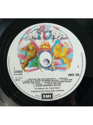 1403582		Queen ‎– At Night At The Opera	Pop Rock	1975	EMI – EMTC 103, EMI – 0C 066 ∘ 97176	EX+/EX+	England	Remastered	1975