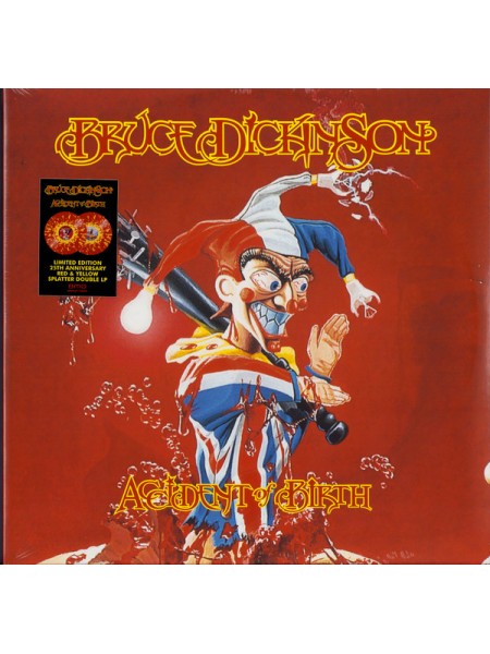 35008399	 Bruce Dickinson – Accident Of Birth, Red & Yellow Splatter, 180 Gram, Gatefold,  2LP	" 	Heavy Metal"	1997	"	BMG – BMGCAT110DLPX "	S/S	 Europe 	Remastered	23.09.2022
