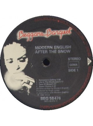 1404917		Modern English – After The Snow		Electronic, Synth-pop, New Wave	1982		Beggars Banquet – BEG K 58 476	EX+/EX+	Germany	Remastered	1982