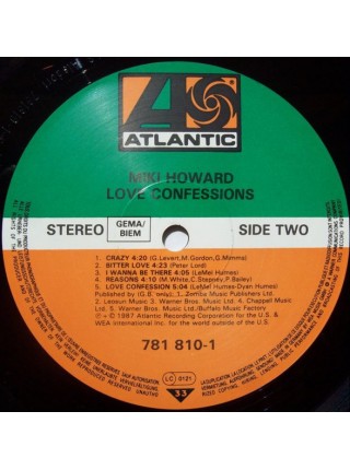 2000227		Miki Howard – Love Confessions		"	Funk / Soul"	1984	"	Atlantic – 781 810-1"		EX+/EX+		"	Europe"