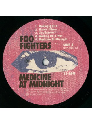 35008798	 Foo Fighters – Medicine At Midnight	 Alternative Rock, Hard Rock	Black	2020	"  	Roswell Records – 19439-78836-1, RCA – 19439-78836-1"	S/S	 Europe 	Remastered	05.02.2021