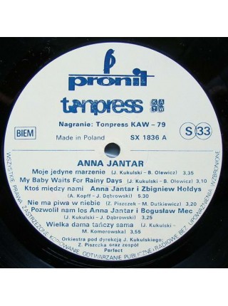 2000189		Anna Jantar – Anna Jantar		"	Europop, Disco"	1980	"	Pronit – SX 1836"		EX+/EX-		" 	Poland"