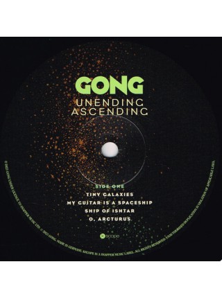 35014388	 Gong – Unending Ascending	"	Psychedelic Rock, Prog Rock "	Black	2023	"	Kscope – KSCOPE1292 "	S/S	 Europe 	Remastered	03.11.2023