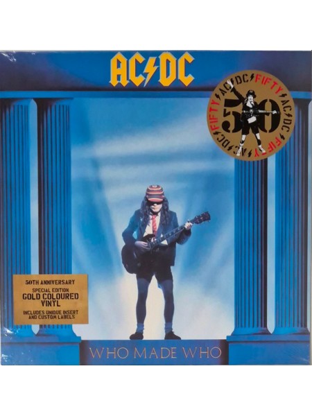 35014345	 AC/DC – Who Made Who	" 	Hard Rock"	Gold Nugget, 180 Gram, Limited	1986	Columbia – 19658834621, Albert Productions – 19658834621 	S/S	 Europe 	Remastered	15.03.2024