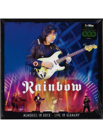 35014357	 Ritchie Blackmore's Rainbow – Memories In Rock - Live In Germany, 3lp	"	Hard Rock "	Green, Gatefold, Limited	2016	"	Eagle Records – 3517336 "	S/S	 Europe 	Remastered	20.11.2020
