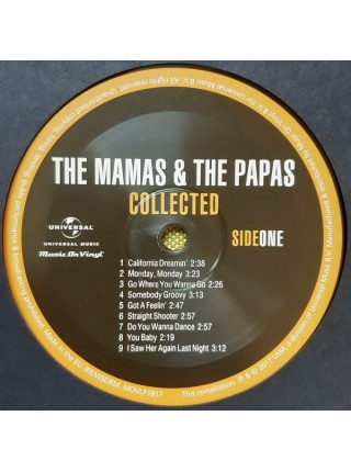 35014367	 The Mamas & The Papas – Collected, 2lp	" 	Folk Rock, Pop Rock"	Black, 180 Gram, Gatefold	2012	Music On Vinyl – MOVLP1817 	S/S	 Europe 	Remastered	13.07.2017