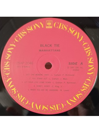 1404963		The Manhattans – Black Tie	OBI	Funk / Soul, Rhythm & Blues, Soul 	1981	CBS/Sony – 25AP 2046	NM/NM	Japan	Remastered	1981