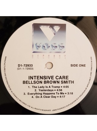 800087	Louie Bellson, Ray Brown, Paul Smith  – Intensive Care	"	Jazz"	1978	"	Voss Records – D1 72933"	VG+/EX	USA
