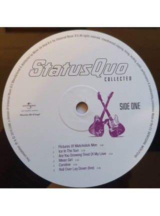 35015223	 	 Status Quo – Collected, 2lp	"	Pop Rock, Classic Rock "	Black, 180 Gram, Gatefold	2015	" 	Music On Vinyl – MOVLP2040"	S/S	 Europe 	Remastered	19.04.2019