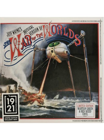 35016815	 	 Jeff Wayne – Jeff Wayne's Musical Version Of The War Of The Worlds	" 	Prog Rock"	Martian Green & Red Weed, Gatefold, Limited, 2lp	1978	" 	Sony Music – 19802809391"	S/S	 Europe 	Remastered	28.06.2024