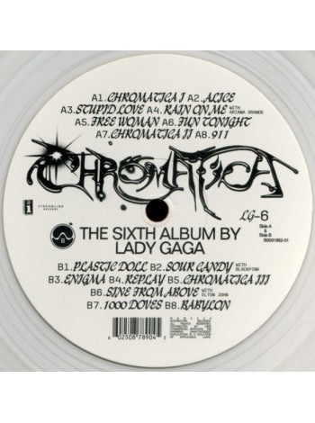 35003152		Lady GaGa - Chromatica" 	Dance-pop, Europop"	Milky Clear	2020	" 	Interscope Records – B0031852-01"	S/S	 Europe 	Remastered	29.05.2020