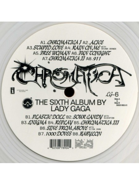 35003152		Lady GaGa - Chromatica" 	Dance-pop, Europop"	Milky Clear	2020	" 	Interscope Records – B0031852-01"	S/S	 Europe 	Remastered	29.05.2020