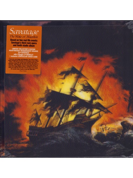 35016983	 	 Savatage – The Wake Of Magellan	        Hard Rock, Heavy Metal 	Transparent Orange, 180 Gram, Gatefold, Limited, 2LP	1997	" 	Ear Music Classics – 0215158EMU"	S/S	 Europe 	Remastered	23.09.2022