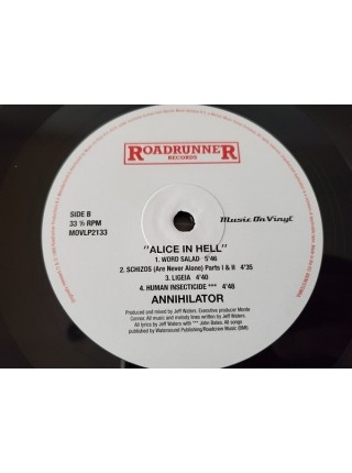 35006253		Annihilator - Alice In Hell	" 	Thrash, Speed Metal"	Black, 180 Gram	1989	" 	Music On Vinyl – MOVLP2133, Roadrunner Records – MOVLP2133"	S/S	 Europe 	Remastered	14.06.2018