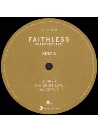 35008053		 Faithless – Outrospective, 2 lp	" 	House, Trip Hop, Ambient"	Black, 180 Gram, Gatefold	2001	" 	Sony Music – 88985422791, Legacy – 88985422791"	S/S	 Europe 	Remastered	07.07.2017