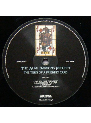 35008068		 The Alan Parsons Project – The Turn Of A Friendly Card	" 	Prog Rock"	Black, 180 Gram	1980	" 	Music On Vinyl – MOVLP403, Arista – MOVLP403"	S/S	 Europe 	Remastered	08.12.2011