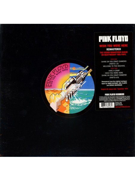 35000274	Pink Floyd – Wish You Were Here 	" 	Prog Rock, Pop Rock"	1975	Remastered	2016	" 	Pink Floyd Records – PFRLP9, Pink Floyd Records – 88875184261"	S/S	 Europe 