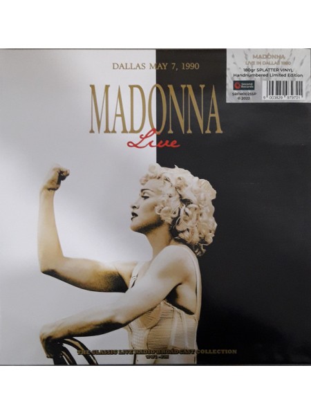 35000632	Madonna – Live (Dallas May 7, 1990)  2LP  (coloured)	" 	Dance-pop, Synth-pop"	2022	Remastered	2022	" 	Second Records – SRFM0025, Second Records – SRFM0025SP"	S/S	 Europe 
