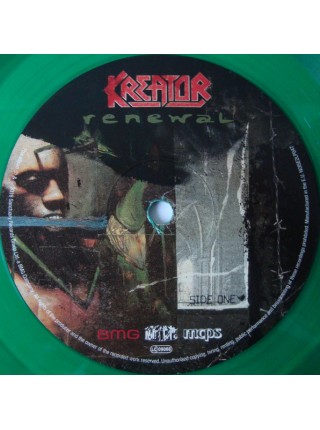 35004321	 Kreator – Renewal, 2lp	" 	Thrash, Speed Metal, Industrial"	Green Translucent, Gatefold	1992	" 	Noise (3) – NOISE2LP047"	S/S	 Europe 	Remastered	2018