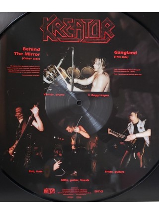 35005302	 Kreator – Behind The Mirror	" 	Thrash, Speed Metal, Industrial"	Picture, V12, Limited	1987	" 	Noise International – NOISET051, BMG – NOISET051"	S/S	 Europe 	Remastered	20.04.2018