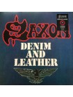 35004366	Saxon - Denim And Leather (coloured)	" 	Heavy Metal"	1981	" 	BMG – BMGCAT161CLP"	S/S	 Europe 	Remastered	2021