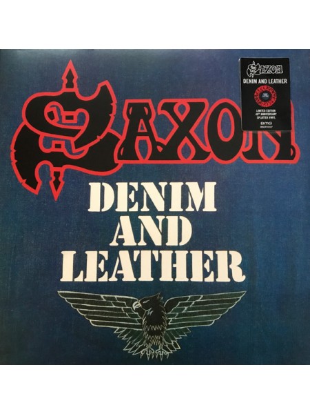 35004366	Saxon - Denim And Leather (coloured)	" 	Heavy Metal"	1981	" 	BMG – BMGCAT161CLP"	S/S	 Europe 	Remastered	2021