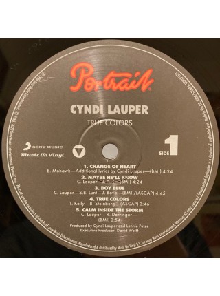 35014478	 Cyndi Lauper – True Colors	True Colors	Black, 180 Gram	1986	"	Music On Vinyl – MOVLP2677 "	S/S	 Europe 	Remastered	08.01.2021