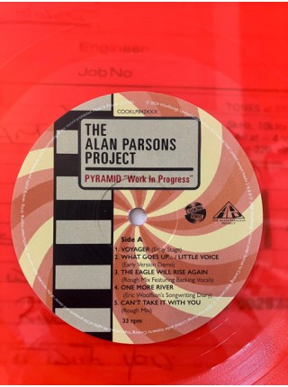 35014891	 	 The Alan Parsons Project – Pyramid “Work In Progress”	" 	Art Rock, Pop Rock, Prog Rock"	Orange, 180 Gram, RSD, Limited	2024	" 	Cooking Vinyl – COOKLP842XXX"	S/S	 Europe 	Remastered	20.04.2024