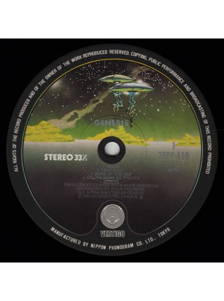 1403831		Genesis – Genesis, no OBI	Pop Rock, Classic Rock	1984	Vertigo – 25PP-110	NM/NM	Japan	Remastered	1984