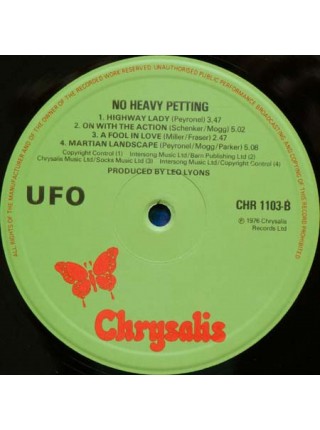 1403839		UFO – No Heavy Petting	Hard Rock	1976	Chrysalis – CHR 1103	NM/NM-	England	Remastered	####