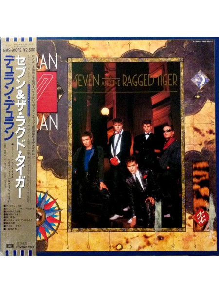 1403850		Duran Duran ‎–Seven And The Ragged Tiger 	Electronic, Synth-pop	1983	EMI – EMS-91072	NM/EX+	Japan	Remastered	1983