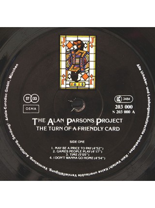 1403788		The Alan Parsons Project – The Turn Of A Friendly Card	Pop Rock, Symphonic Rock, Prog Rock	1981	 Arista – 203 000-320	EX+/EX	Germany	Remastered	1981