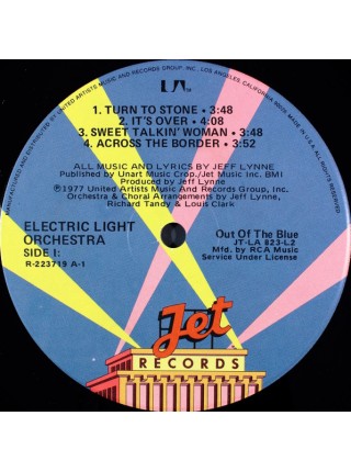 1403795		Electric Light Orchestra - Out of the Blue, Poster, 2lp	Symphonic Rock, Pop Rock	1977	Jet Records – JT-LA823-L2	 EX+/EX	USA	Remastered	1977