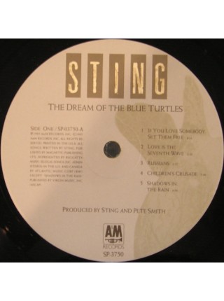 1404182		 Sting – The Dream Of The Blue Turtles	Soft Rock, Pop Roc	1984	A&M Records – SP-3750	 NM/NM	USA	Remastered	1984