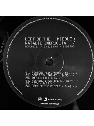 35008890		 Natalie Imbruglia – Left Of The Middle	" 	Soft Rock, Pop Rock"	Black, 180 Gram	1997	" 	Music On Vinyl – MOVLP1721, RCA – MOVLP1721"	S/S	 Europe 	Remastered	20.10.2016