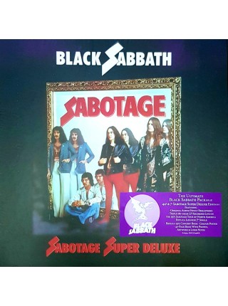 35015044	 	 Black Sabbath – Sabotage Super Deluxe, 5lp (BOX)	" 	Hard Rock, Heavy Metal"	Black, 180 Gram, Box, 4LP+V7	1975	" 	Warner Records – BMGCAT495BOX"	S/S	 Europe 	Remastered	11.06.2021