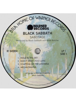 35015044	 	 Black Sabbath – Sabotage Super Deluxe, 5lp (BOX)	" 	Hard Rock, Heavy Metal"	Black, 180 Gram, Box, 4LP+V7	1975	" 	Warner Records – BMGCAT495BOX"	S/S	 Europe 	Remastered	11.06.2021
