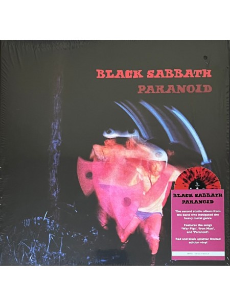 35015081	 	Black Sabbath – Paranoid	" 	Hard Rock, Heavy Metal"	Red Black Splatter, Gatefold, RSD, Limited	1970	" 	BMG – BMGCAT899LP"	S/S	 Europe 	Remastered	20.04.2024
