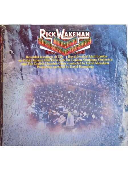 800095	Rick Wakeman – Journey To The Centre Of The Earth	Modern Classical, Prog Rock	1974	SP 3621	EX/EX	Canada
