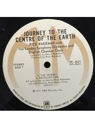 800095	Rick Wakeman – Journey To The Centre Of The Earth	Modern Classical, Prog Rock	1974	SP 3621	EX/EX	Canada